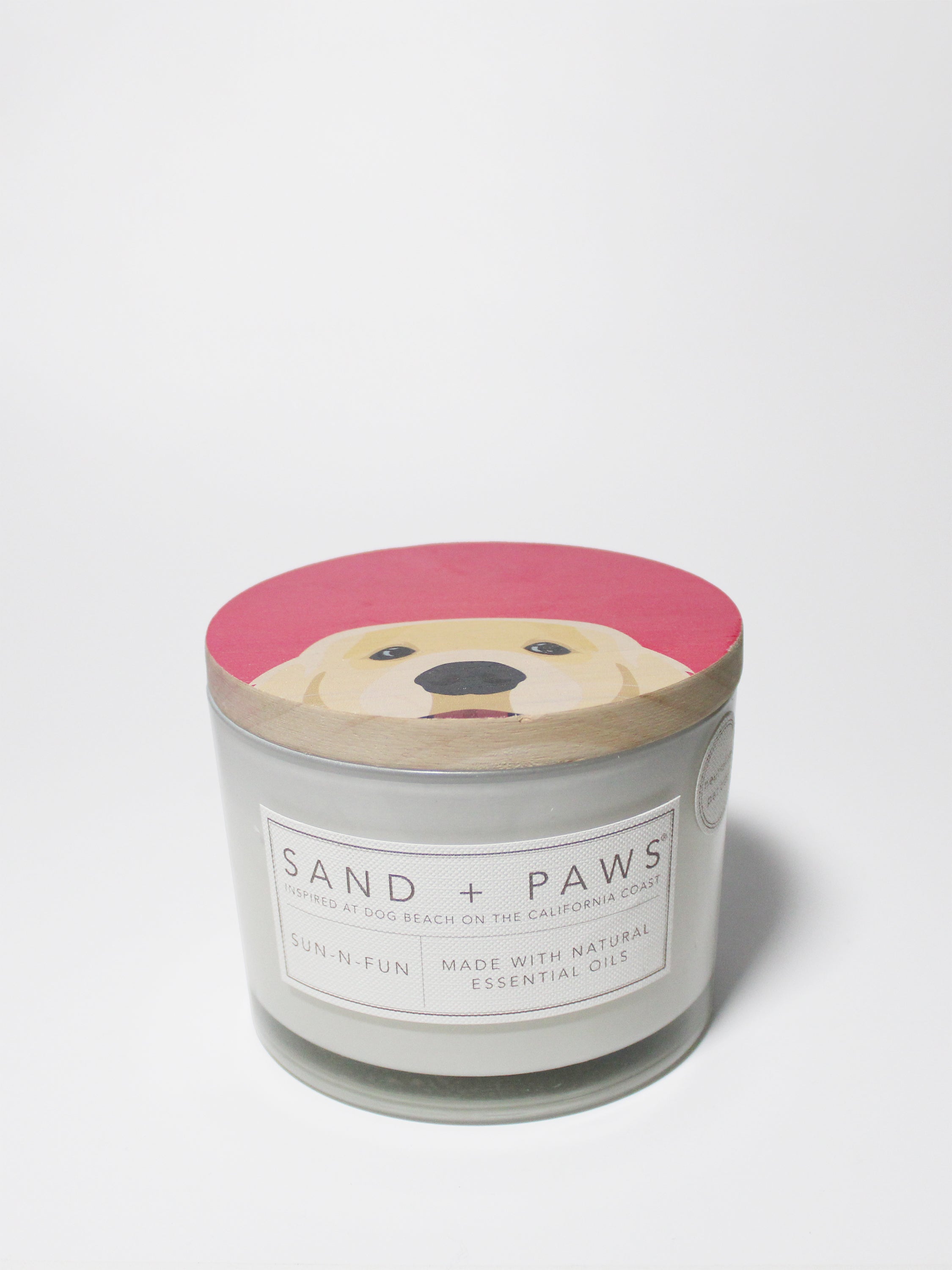 Sand + Paws Sun-n-Fun 12 oz scented candle
