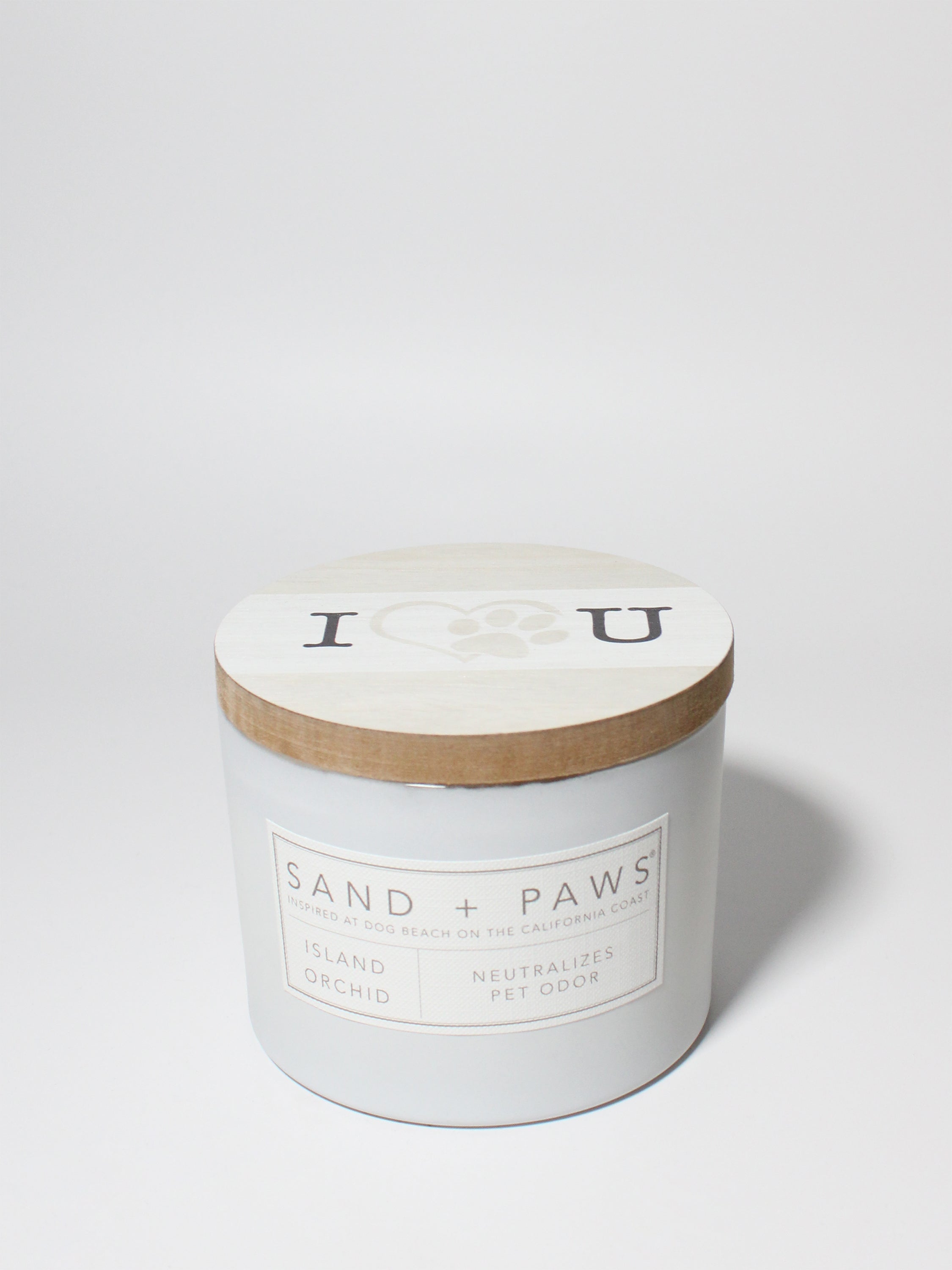 Sand + Paws Island Orchid 12 oz scented candle
