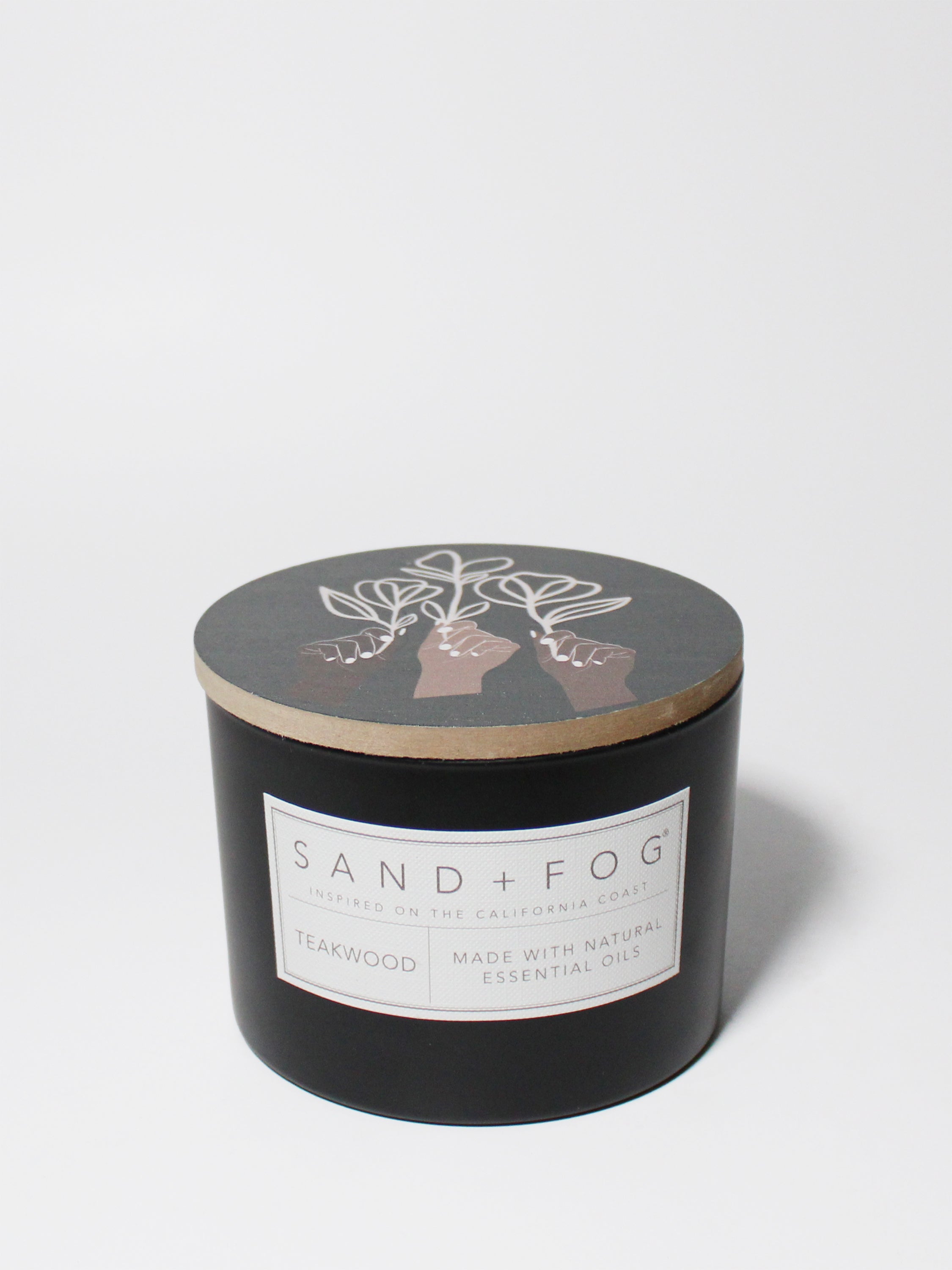 Teakwood 12 oz scented candle