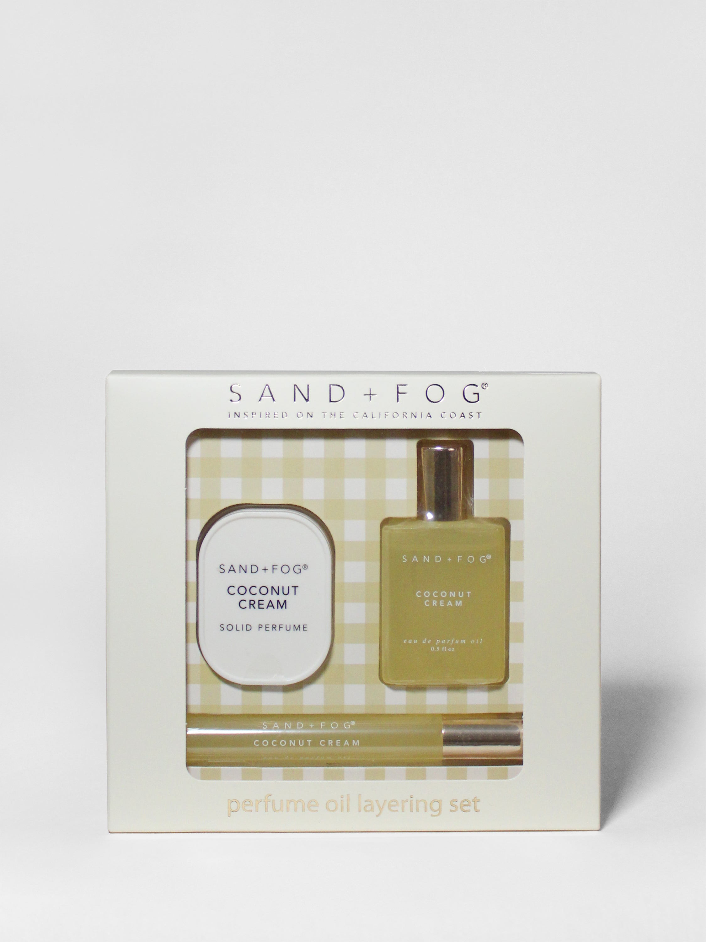 Perfume Oil Rollerballs and Solid Perfume Set - Coconut Cream