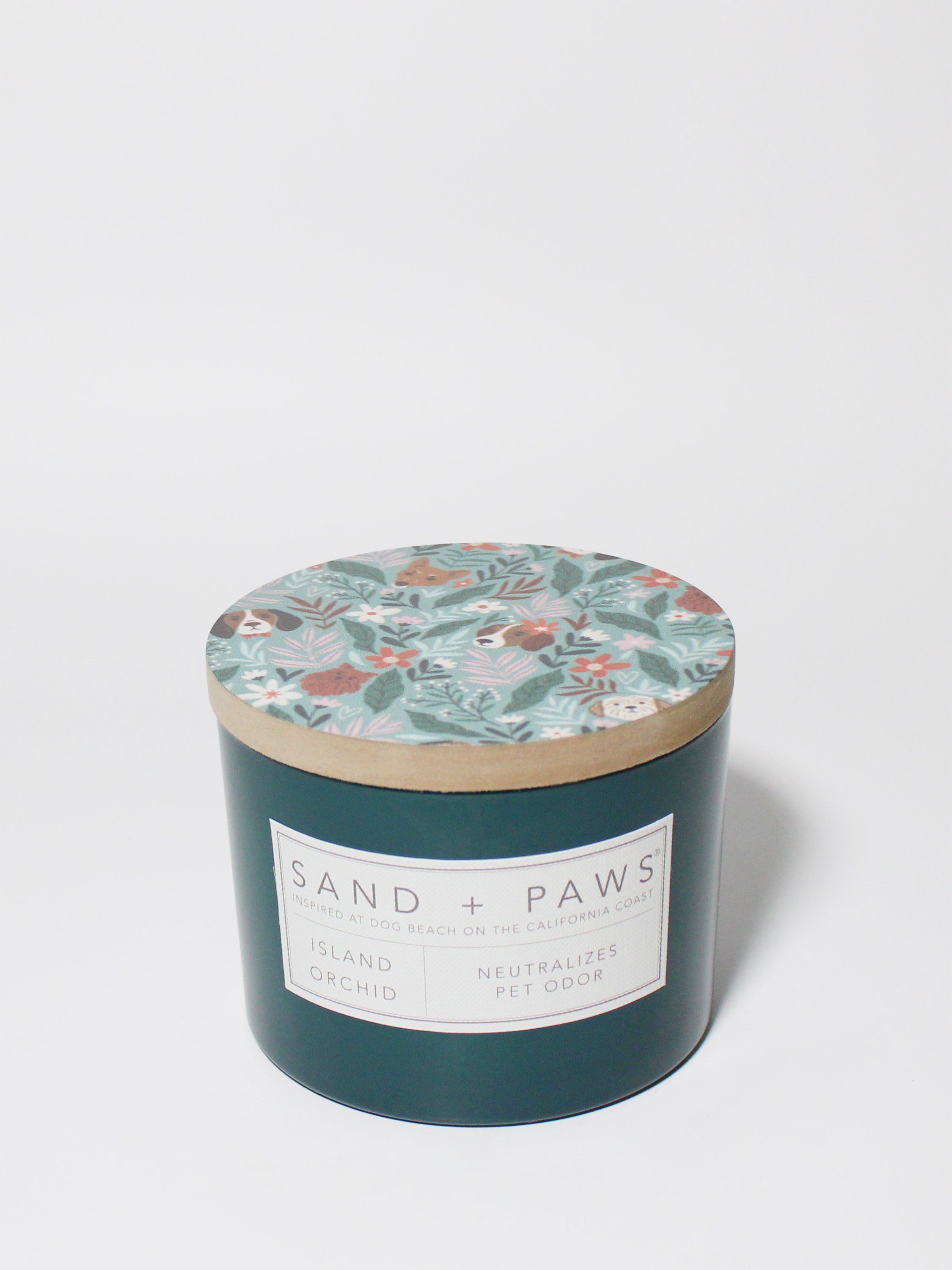 Sand + Paws Island Orchid 12 oz scented candle
