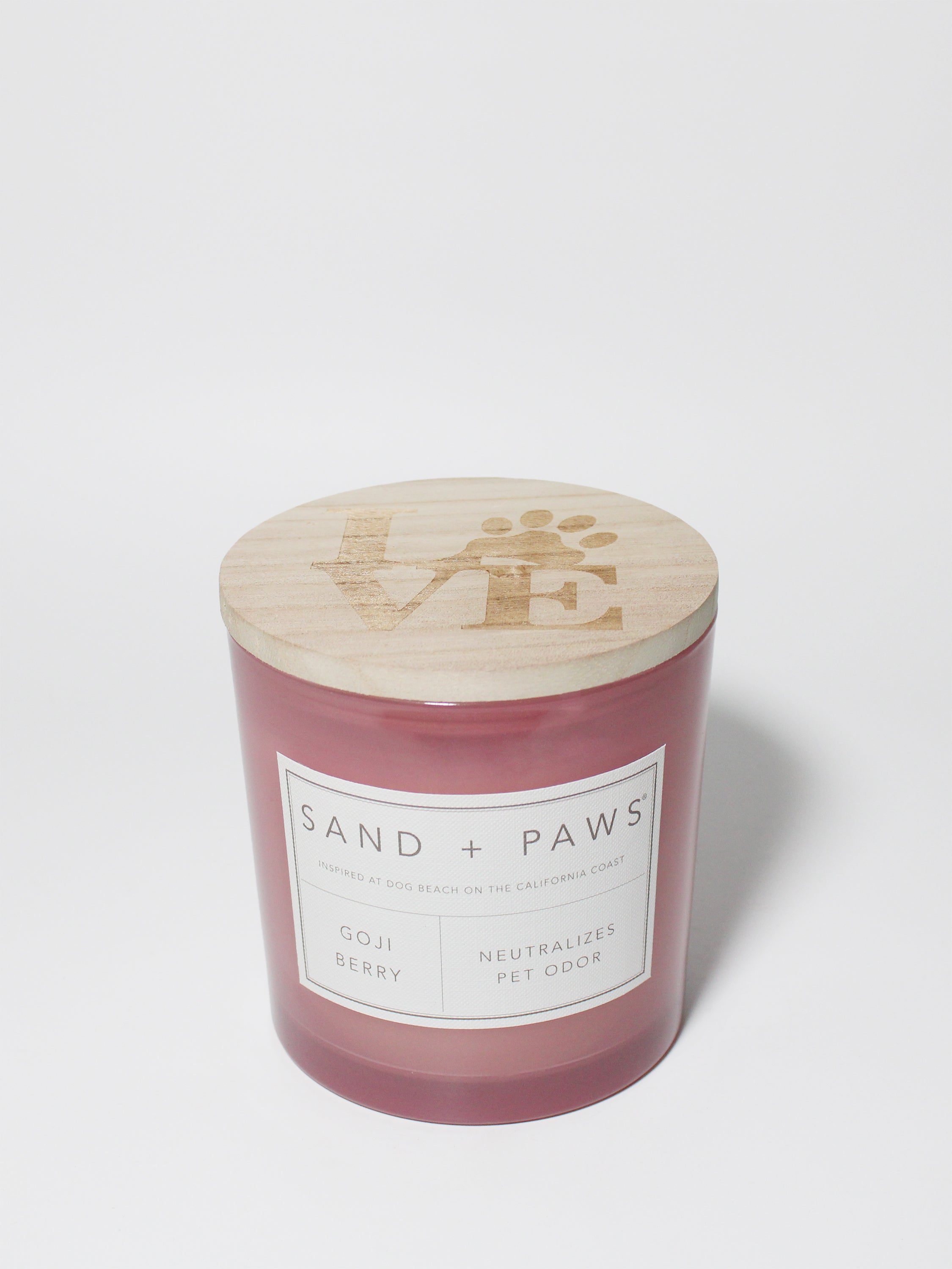 Sand + Paws Goji Berry 21 oz scented candle