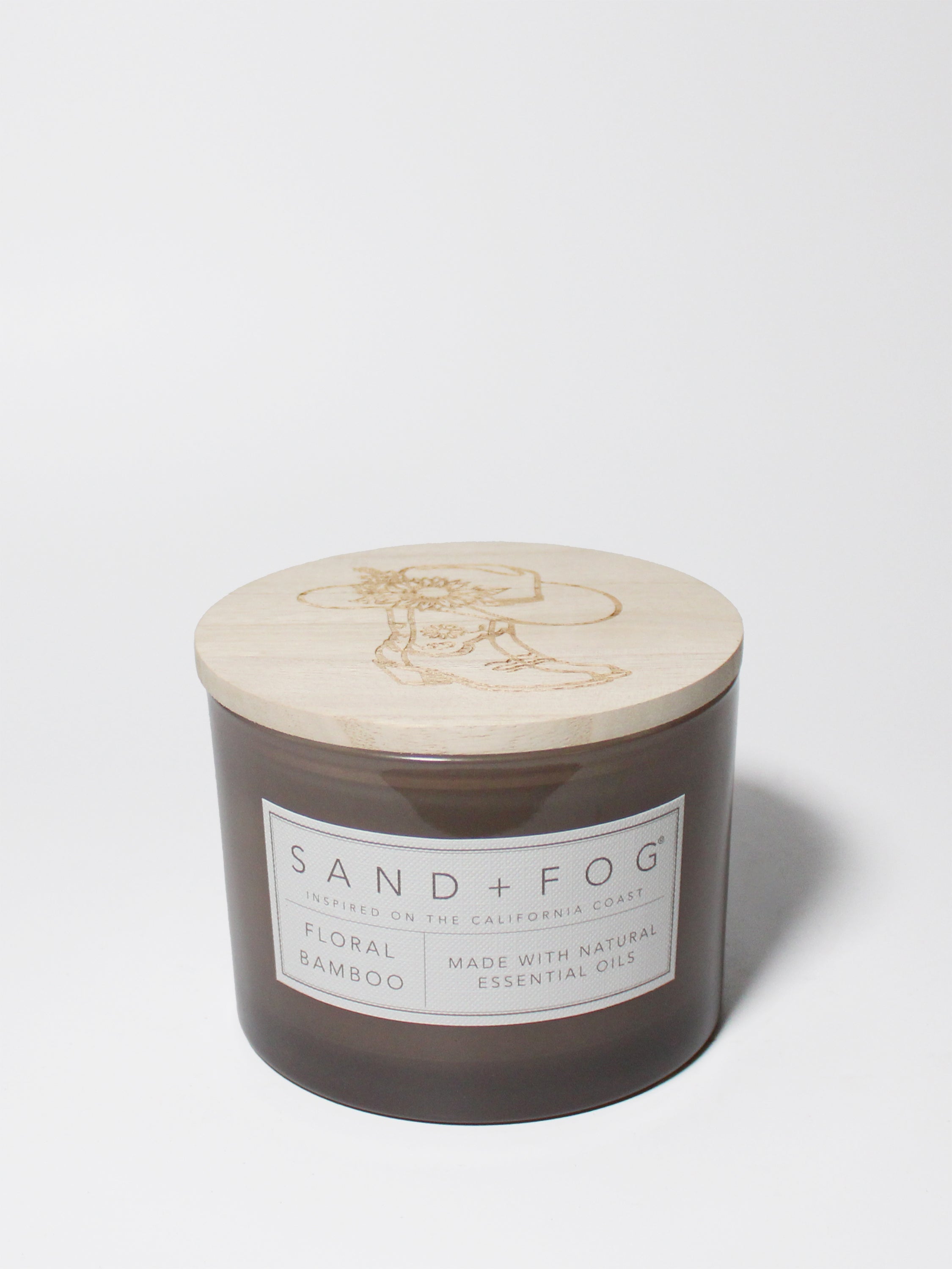 Floral Bamboo 12 oz scented candle