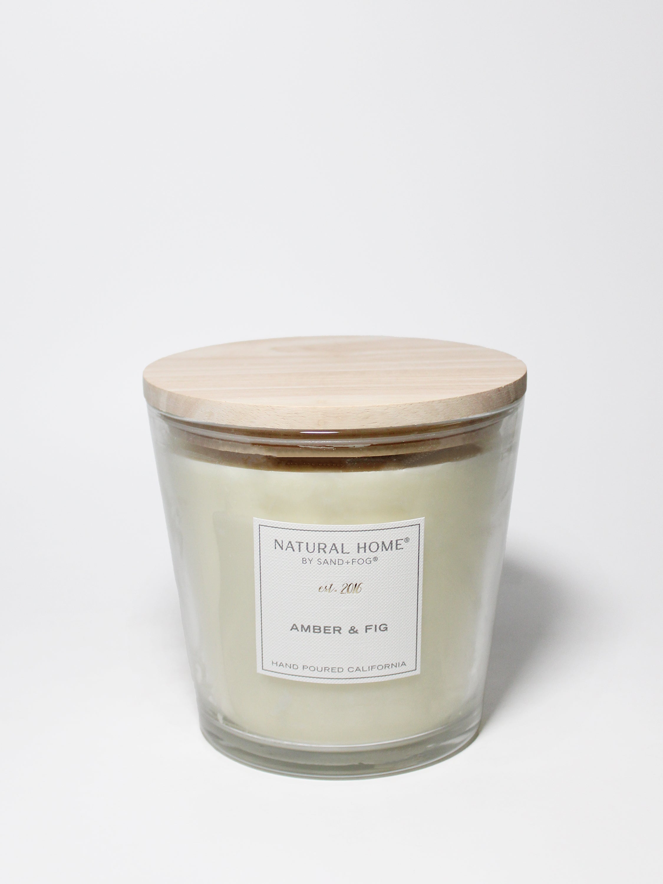 Amber & Fig Natural Home 31 oz scented candle