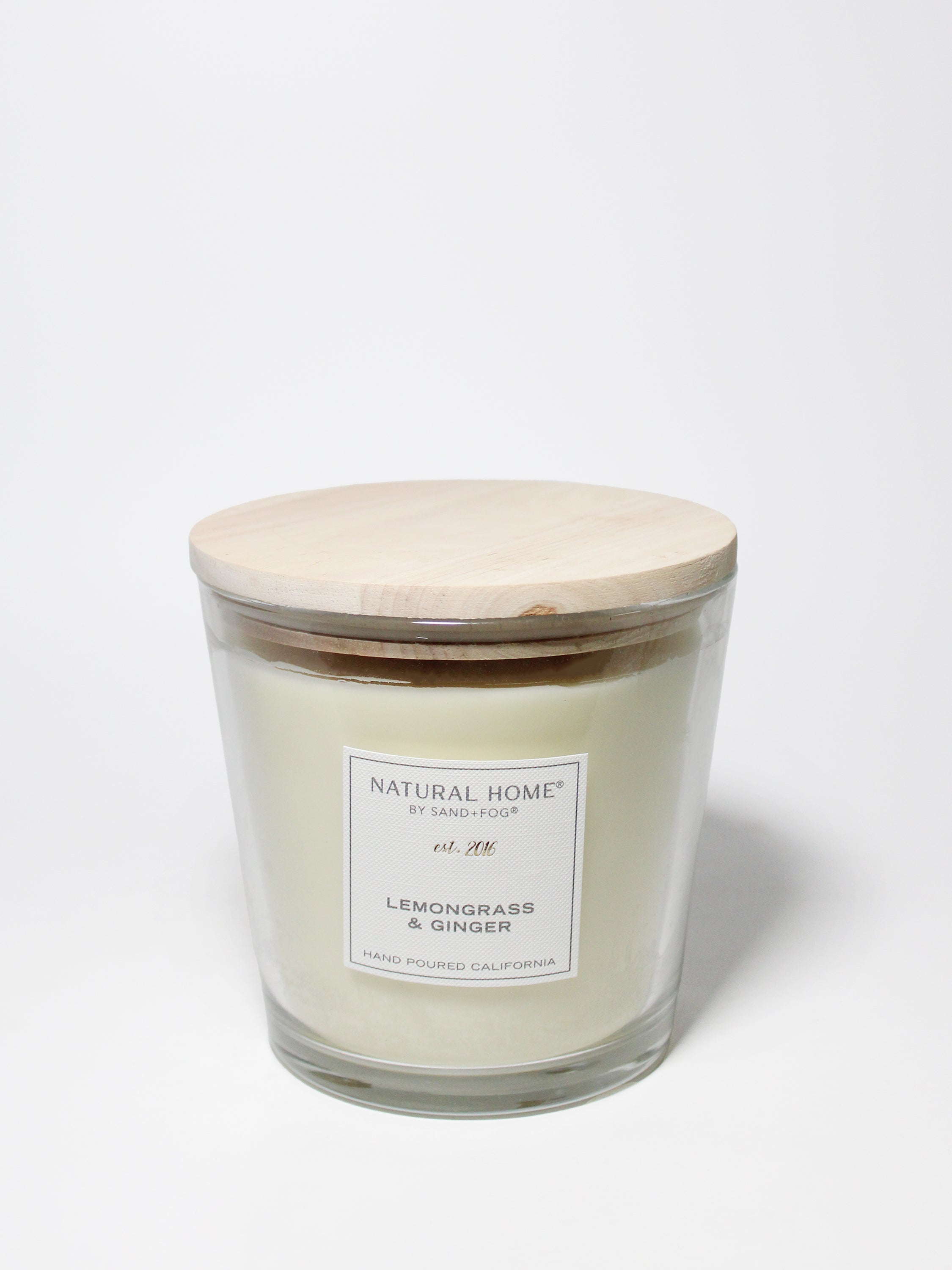 Lemongrass & Ginger Natural Home 31 oz scented candle