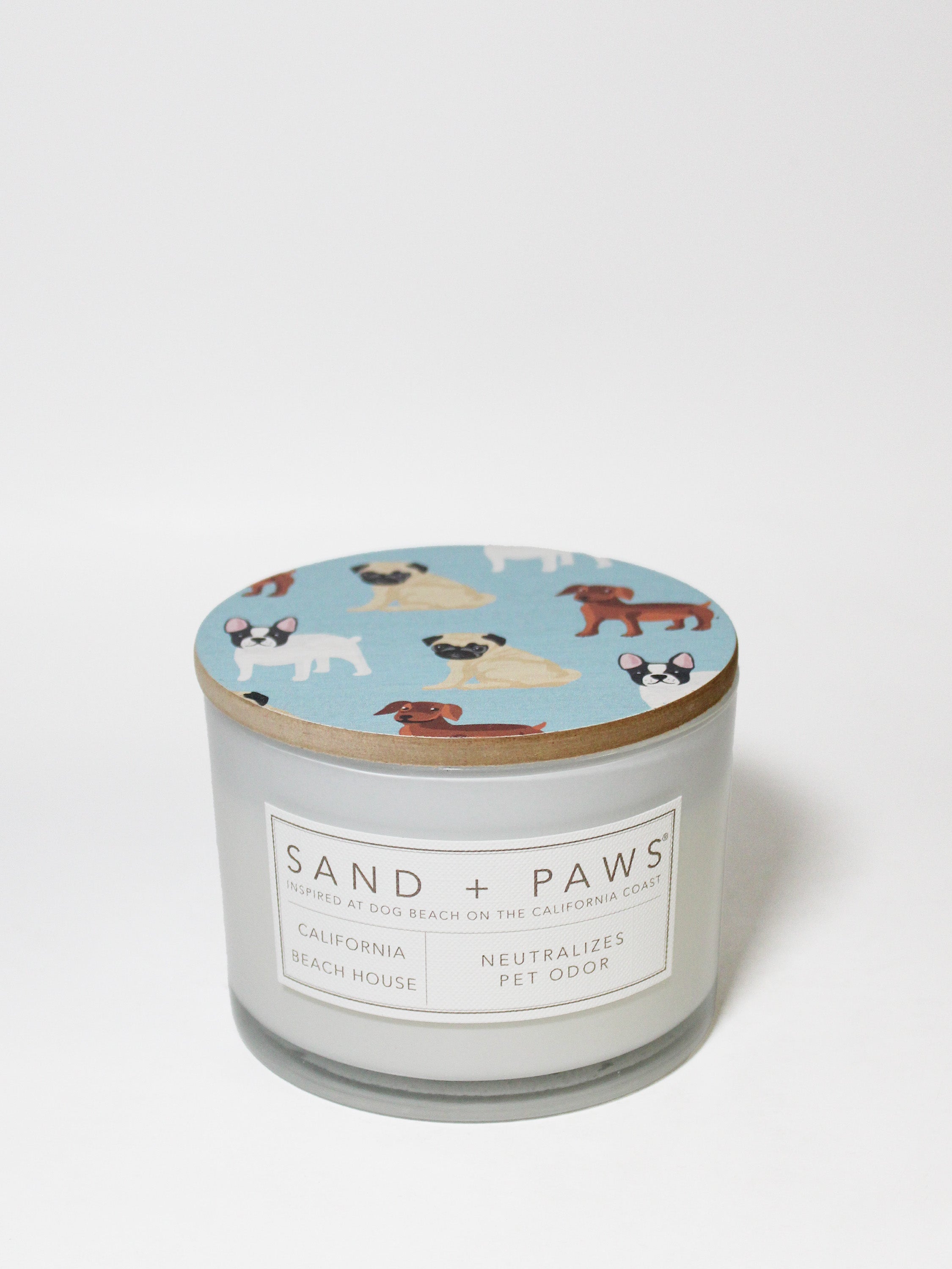 Sand + Paws California Beach House 12 oz scented candle