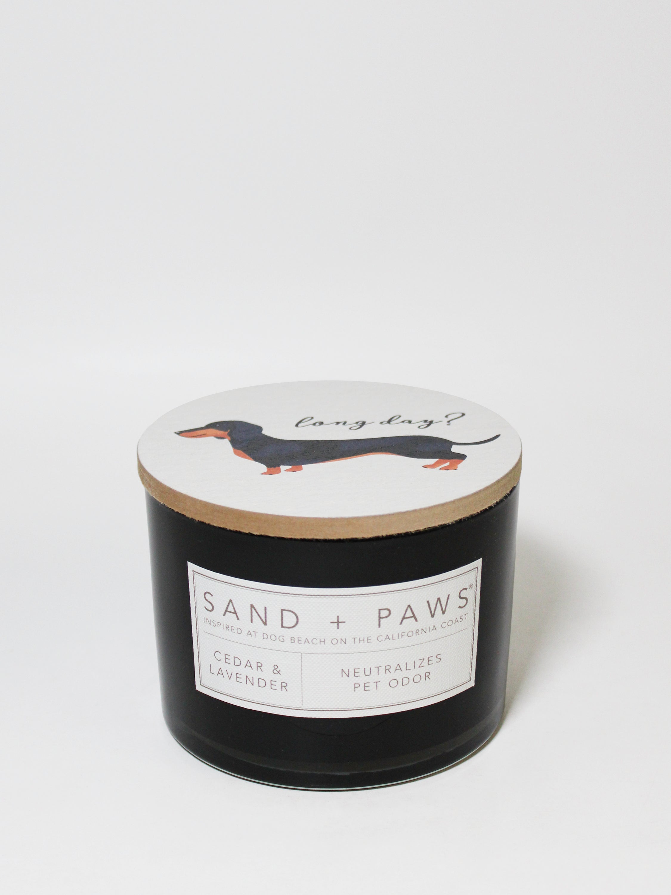 Sand + Paws Cedar & Lavender 12 oz scented candle