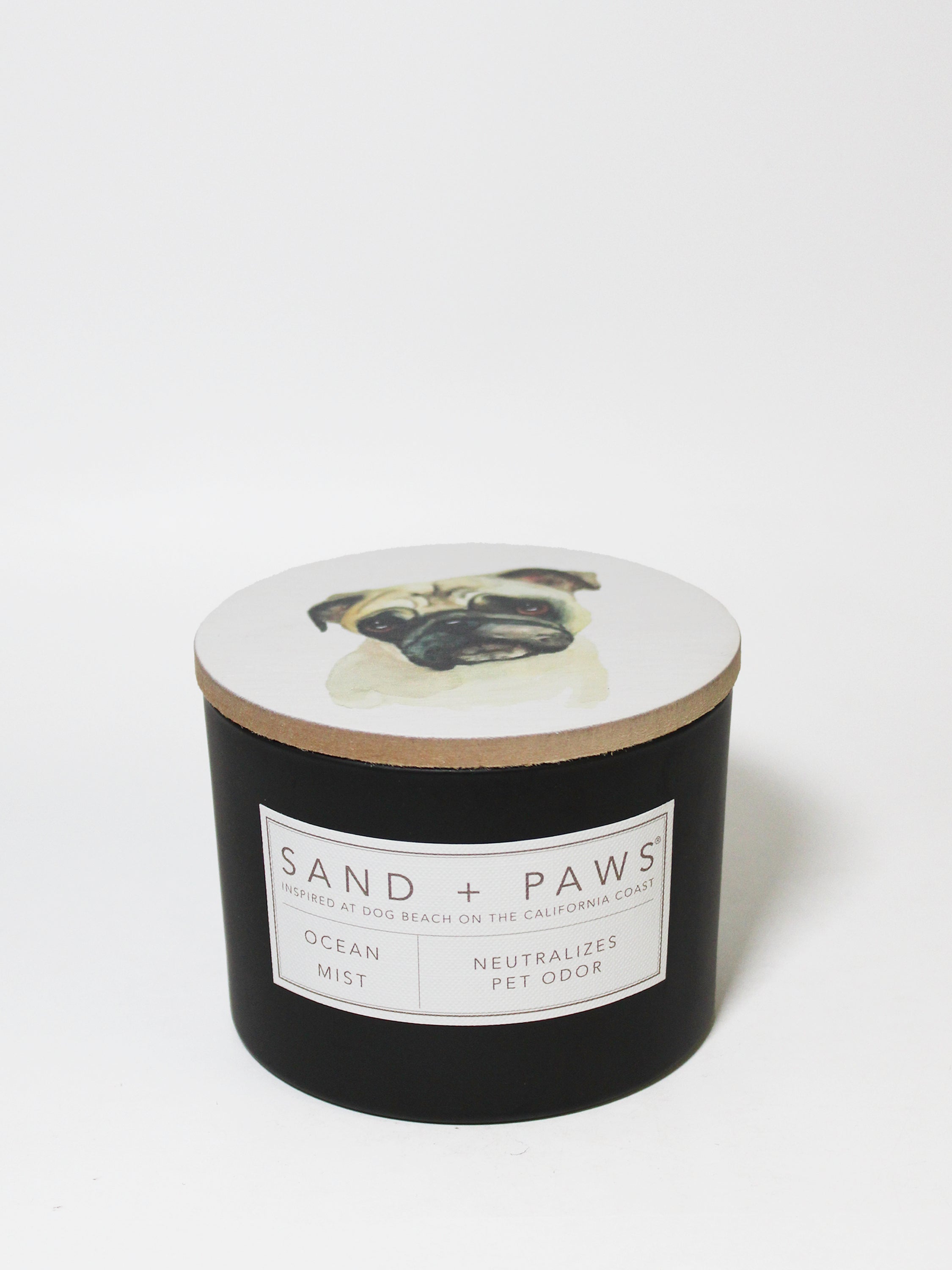 Sand + Paws Ocean Mist 12 oz scented candle