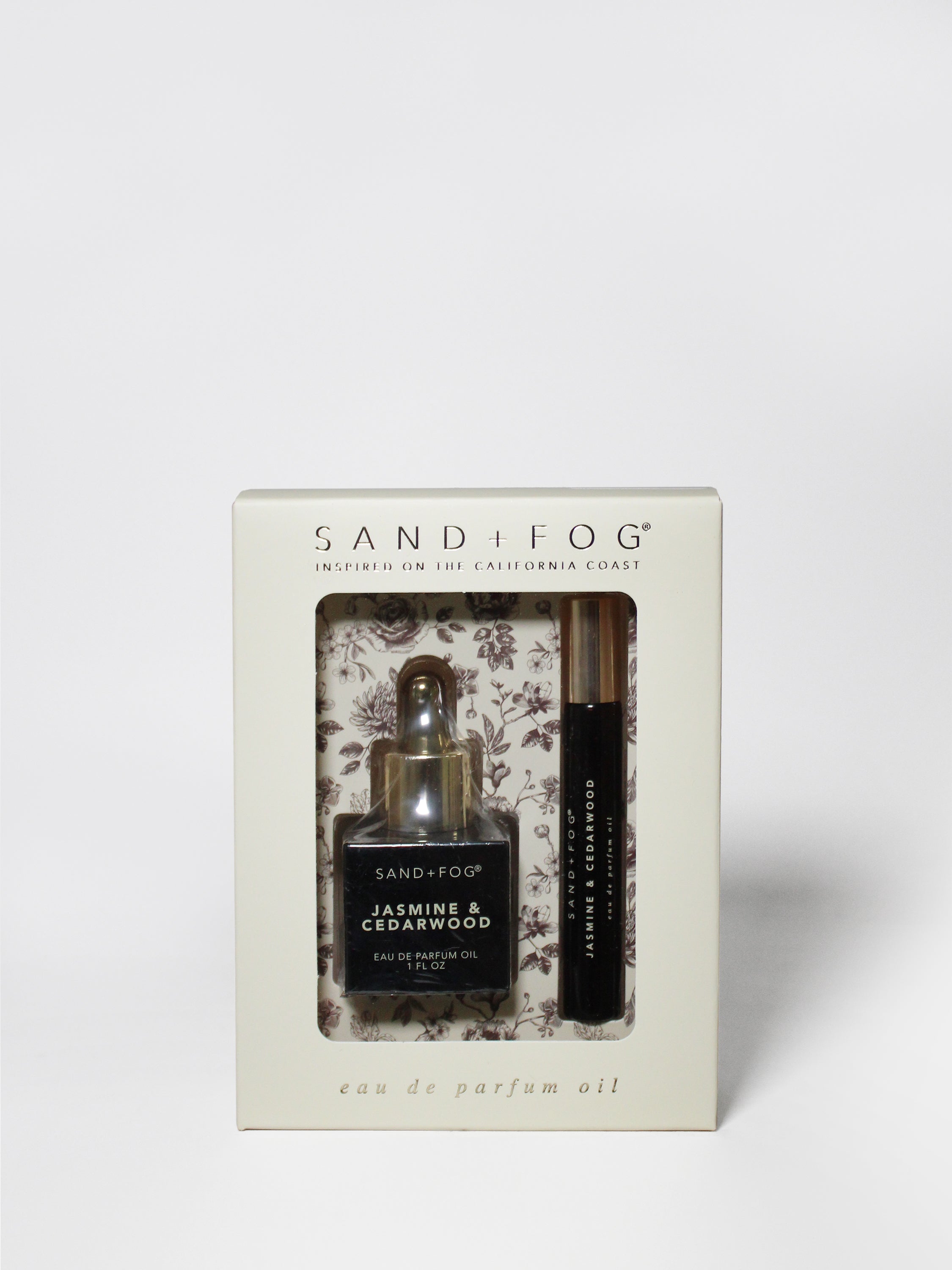 Perfume Oil Rollerball and Perfume Dropper Set - Jasmine & Cedarwood
