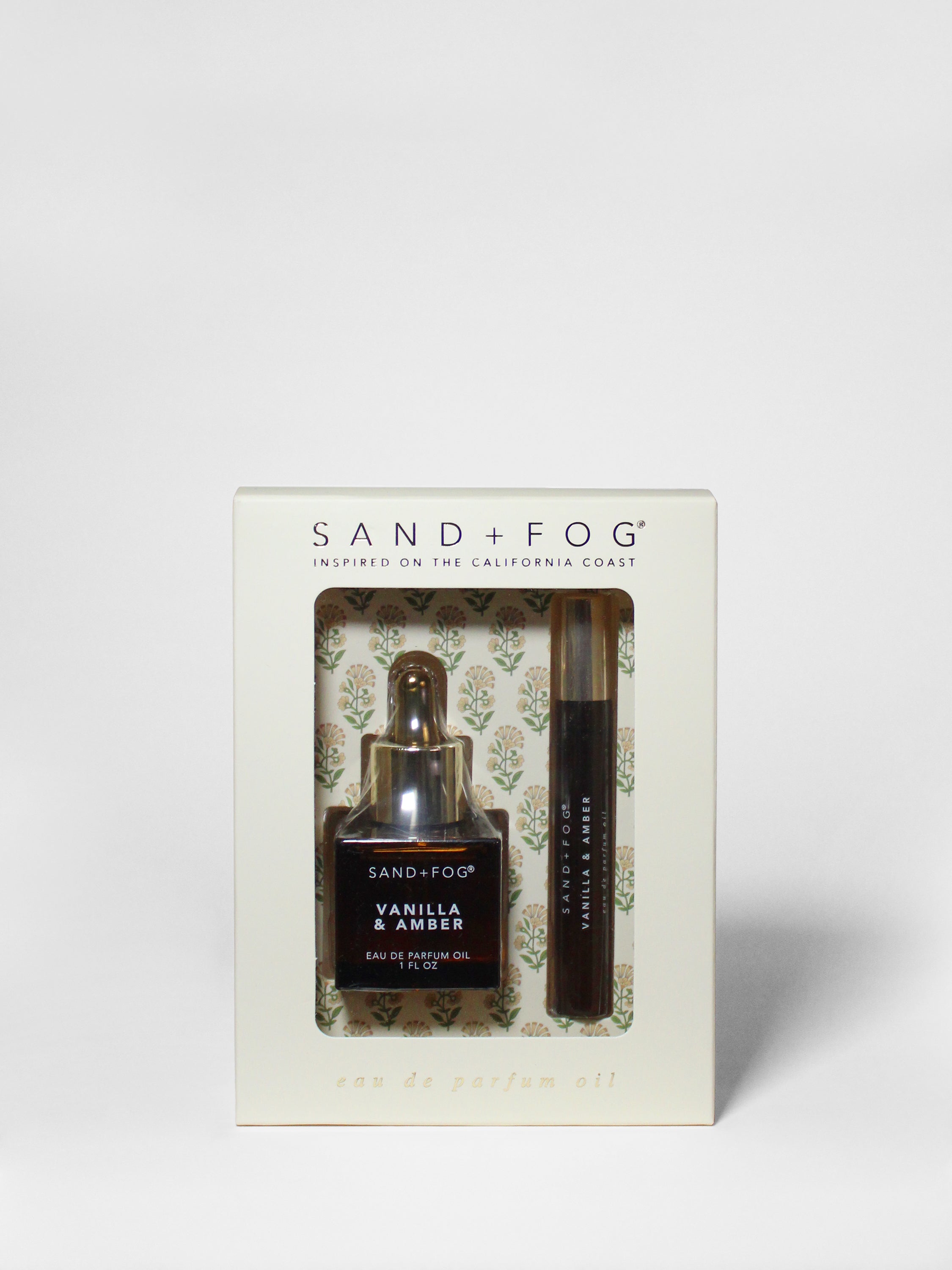 Perfume Oil Rollerball and Perfume Dropper Set - Vanilla & Amber