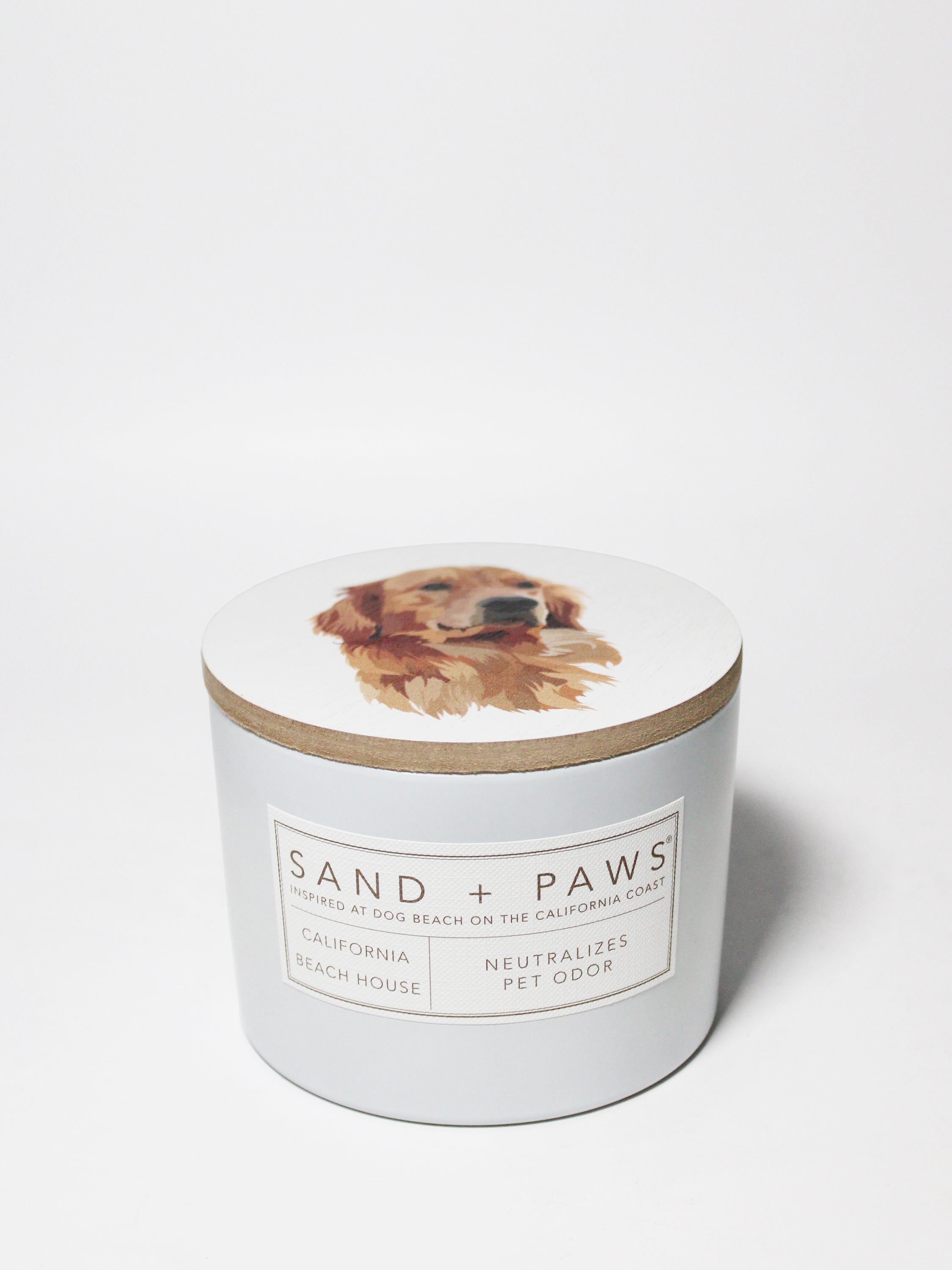 Sand + Paws California Beach House 12 oz scented candle