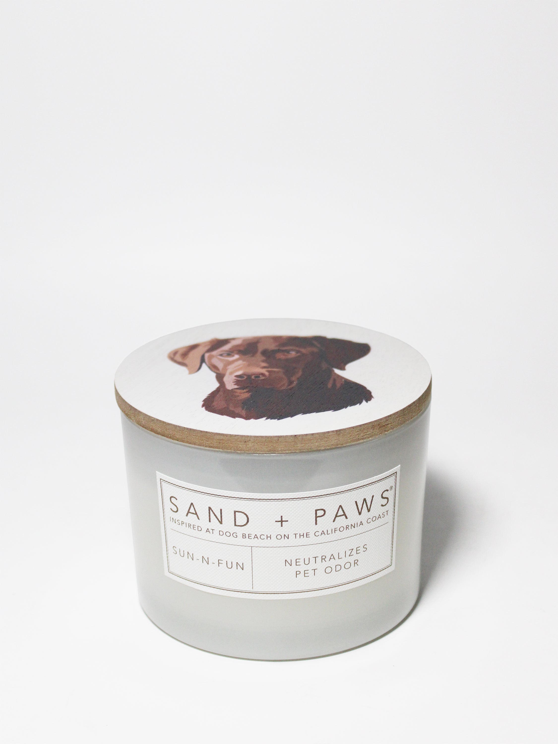 Sand + Paws Sun-n-Fun 12 oz scented candle