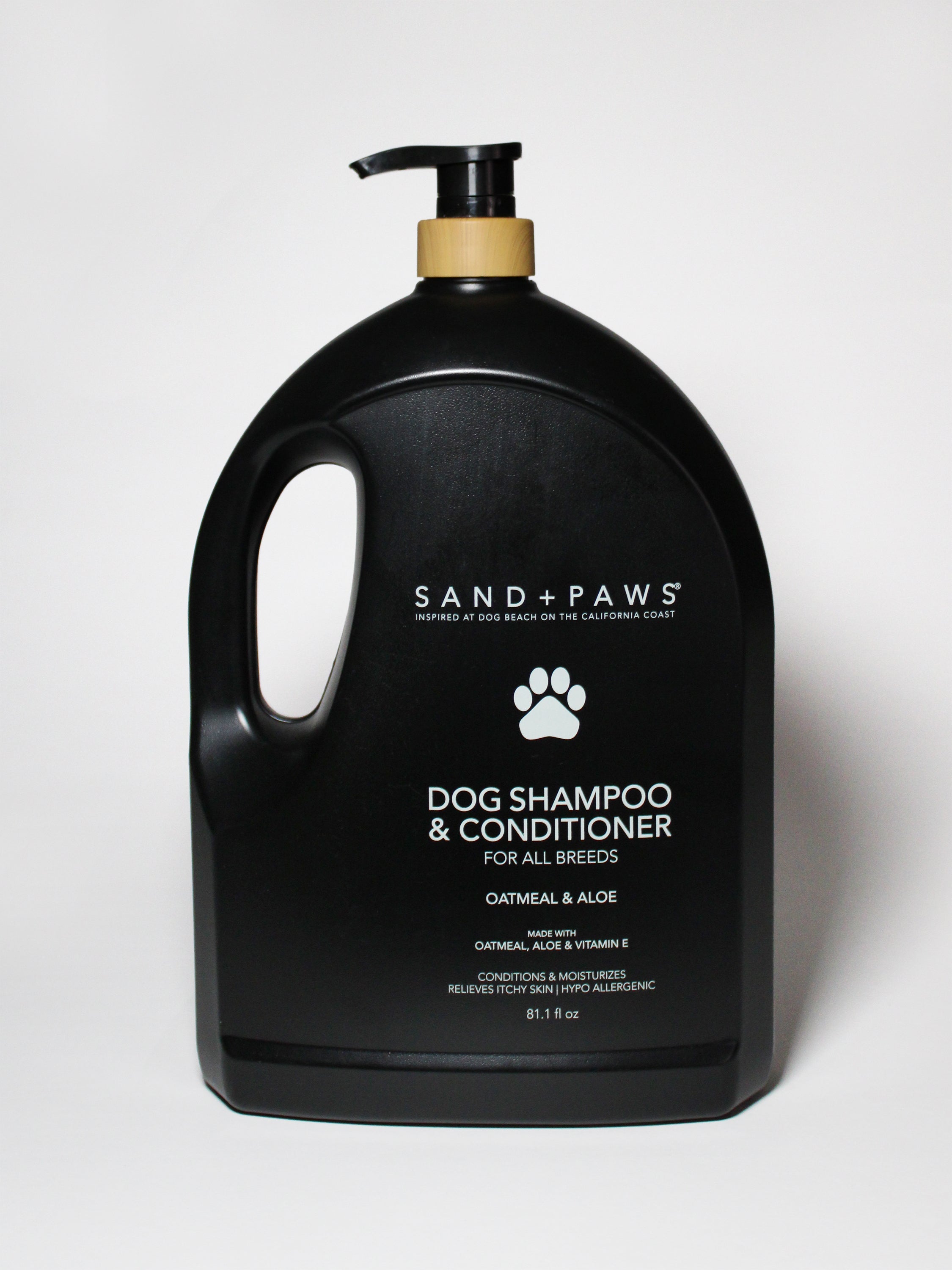 Sand + Paws Pet Shampoo & Conditioner - Oatmeal & Aloe