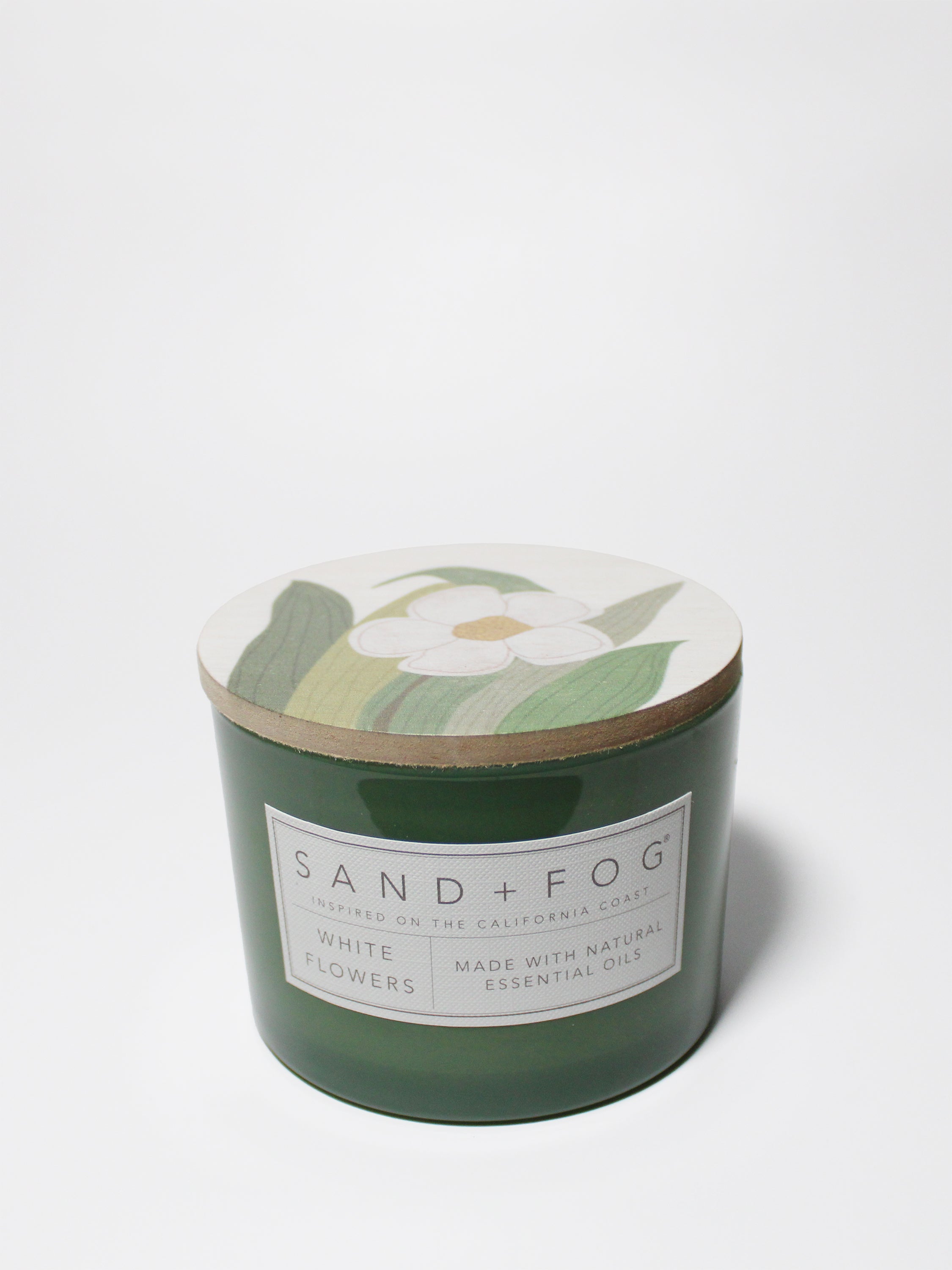 White Flowers 12 oz scented candle